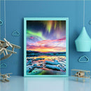 5D DIY Full Drill Diamond Painting Aurora Scenery Embroidery Work (06)