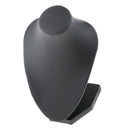 5Pcs Black PU Leather Necklace Bust Display Stands Pendant Jewelry Rack