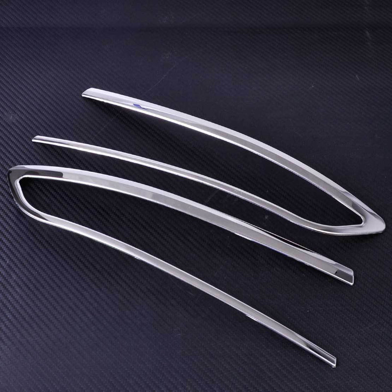 Pair Rear Fog Light Lamp Frame Cover Trim fit for BMW 5 Series F18 F10 2011-2015