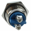 16mm Flush Mounted Momentary SPST Stainless Round Push Button Switch L7P7