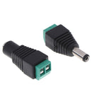 20pcs Male+Female DC Power Jack Connector Adapter Plug 2.1 x 5.5mm for CCTV FU