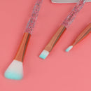 10PCS Diamond Eyeshadow Eyebrow Blending Brush Set Eye Make-up Brush3C