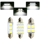14Pcs/set LED Interior Package Kit For T10 36mm Map Dome License Plate Lights