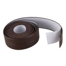 Self Adhesive Bath Wall Sealing Strip Sink Basin Edge Trim 38mmx3.2m brown
