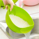 Durable Rice Washing Filter Strainer Kitchen Tool Beans Peas Sieve Basket C