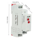 GRT8-B2 Mini Single Function Control Din Rail Power Off Delay Time Relay AC