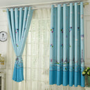 Air Balloon Blockout Luxury Blue Curtains Custom Made Sheer Drapes Kid FUK