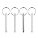 4 Packs Boat Marine Bimini Top Frame Standard Quick Release Pin 5 x 76mm