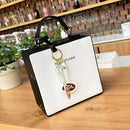 Black white new Small Bag female version of high quality PU fashion beautif O3P3