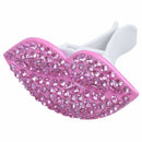 Car air freshener Rhinestone Pink Lips Locket Aromatherapy essential oil Di