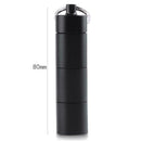 Portable Waterproof Outdoor Medicine Pill Container Aluminum Case Keychain