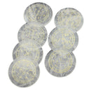 7pcs Natural Rock Crystal Quartz Crystal Polished Engraved Crystal Reiki Symbol
