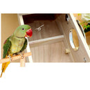 2pcs Pet Bird Wood Breeding Box Parakeet Budgie Cockatiel Breeding Nesting Bird