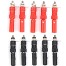 10 Pairs 4mm Banana Plug Contacts Connectors Nickel Plating Screw Type