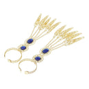 2pcs Long Fingers Nail Belly Dance Performance Accessories Bangle