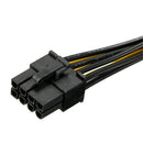 8-Pin PCIe to 2x Molex Power Cable (2-Pack) T6D5