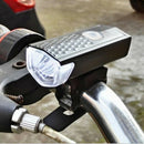 2x Rechargeable USB Bike Headlight  Handlebar LED Front Lamp Light White