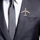 Alloy Airplane Brooch Pins Enamel Plane Brooches For Women Men Costumes