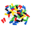 60pcs Chinese Checkers Pieces Only, 0.9 inch Plastic Chess Pegs Replacement -