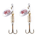 Hengjia Spoon Lure Hard Spinnerbait Metal Spinner Fishing Lures Pesca Swimb