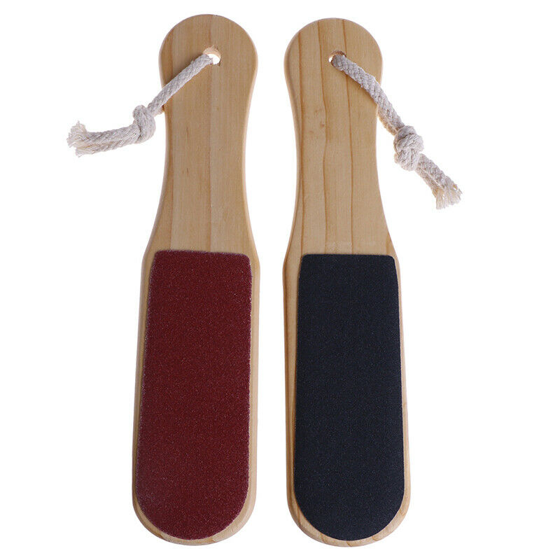 1Pc Double Side Foot Rasp File Wood Foot Callus Remover Pedicure Care Tool J Gw