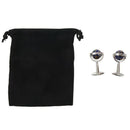 Jewellery 2pcs Mens Globe Shirts Cufflinks, Wedding, Blue 1 Pair (with