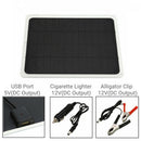 20W 12V Solar Power Panel Battery Charger For Car Motorcycle Boat Yacht Tractor