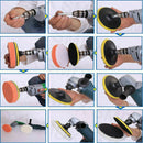 Car Polisher Gross Polishing Buffer Buffing Pad Kit Set Drill Adapter Tool- Q8H0