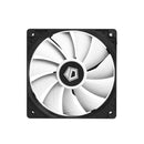 XF-12025-SD-W PWM PC Case Fan Black Frame White Blade Computer Chassis Fan
