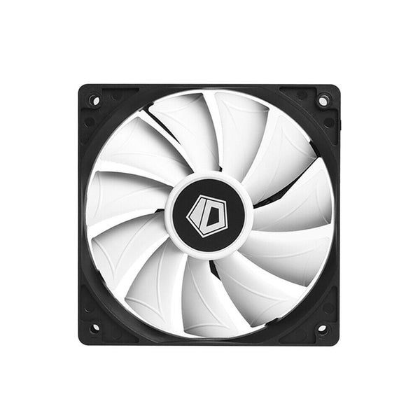 XF-12025-SD-W PWM PC Case Fan Black Frame White Blade Computer Chassis Fan