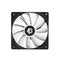 XF-12025-SD-W PWM PC Case Fan Black Frame White Blade Computer Chassis Fan
