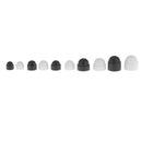 M8 (8mm) Black Domed Plastic Nut / Bolt Cover Caps 13MM Spanner Size -PK 100