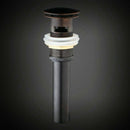 Round Style Lavatory Faucet Vessel Assembly Up Stainless Steel Bathroom Sin J6A6