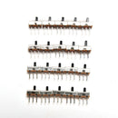 20x SS12D00G4 SPDT 1P2T 2 Position 3 Pin PCB Panel Vertical Slide Switch New ME
