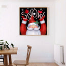 Diamond Painting Snowman Santa Full Round Wall Picture DIY Set (yc4187)