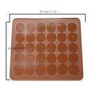 New Silicone Macaroon Pastry Oven Baking Mould Sheet Mat 30-Cavity DIY Mold Q9Q7