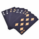 Waterproof Plastic Playing Card Game Black Poker Cards Waterproof  Poker Gam Nw