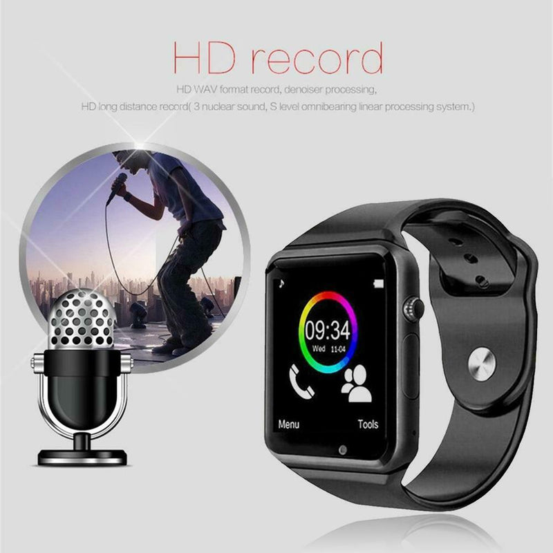 A1 Intelligent Watch 1.54 inch Touch Screen Wristband Support SIM 32G TF Card