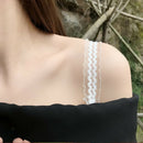 3 Pairs Womens Wide Detachable Lace Bra Straps Replacement Non-slip Shoulder