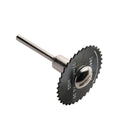7x Cutting Discs Mandrel HSS Rotary Circular Saw Blades Tool Cutoff 22-50mm Set~