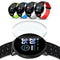 2Pcs 1.3'' Screen Smart Watch LCD Touch Blood Pressure Fitness Tracker