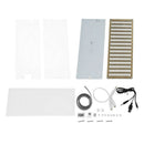 DIY Big Size LED Digital Equalizer Music Spectrum Sound Waves Kit White