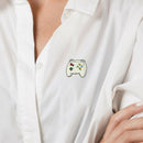 Game Machine Pins Cartoon Lapel Shirt Brooch Kids Jewelry Gift (Style 1) A