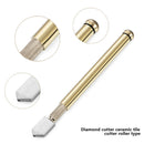 Pro DIAMOND TIPPED 4-12mm GLASS CUTTER + CASE Mirror Cutting/Score/Slice/Cut