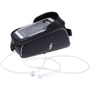 Bicycle bag water splash proof touch screen upper tube beam b_