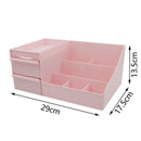 Cosmetic Storage Box Drawer Desktop Plastic Makeup Dressing Table Skin Care X3Z6