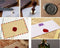 Wine Red Carved Sealing Wax Stick Envelope Stamp Letter Seal Candle SE.
