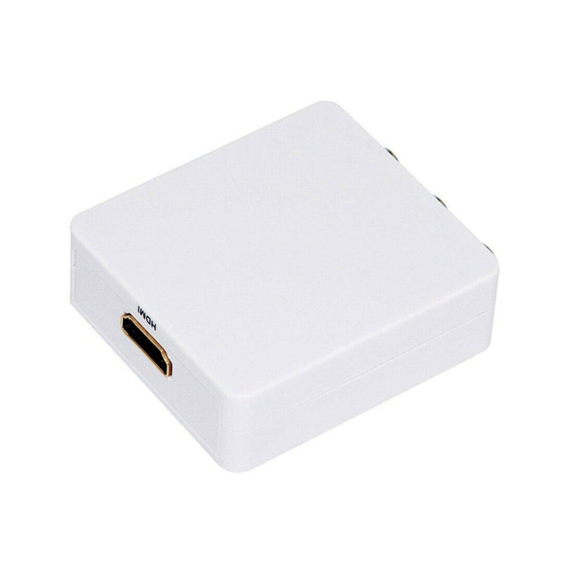 3 RCA to HDMI Converter Composite AV CVBS Video Adapter 1080p For Wii NES SNES