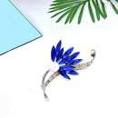 Rhinestone Flower Brooches Badges Backpack Clothing Pins Jewelry (Style 3) A