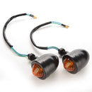 Motorcycle Led Turn Signals Bullet Blinker Yellow Indicator Light For CH IO BX